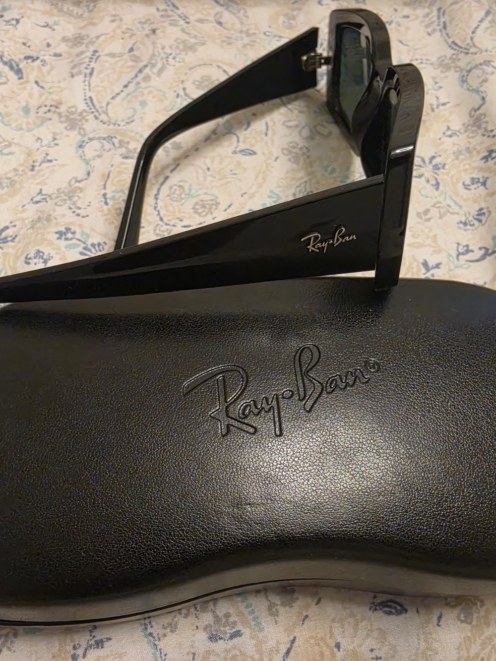 Ray-Ban Black Men’s Sunglasses with Black Case